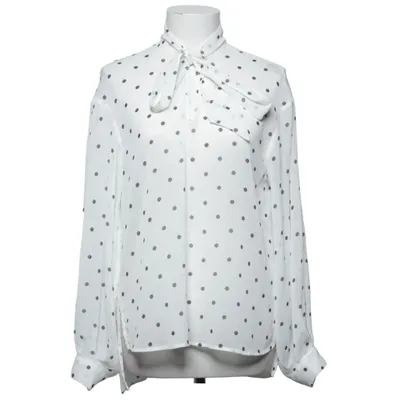 Knytblus (Vit, Svart) från STOCKH LM Polyester