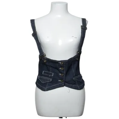 Crop top (Bleu) de Seductions Coton, Élasthane, Polyester