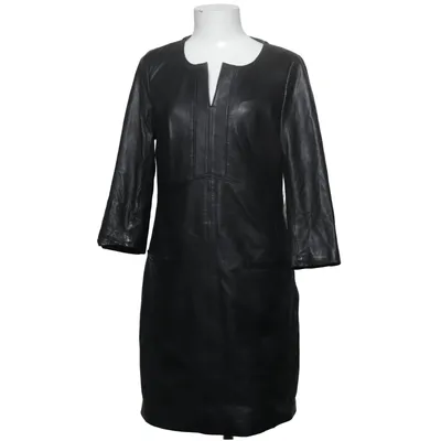 Leather dress (Gray) from Claudia Sträter Elastane, Leather, Polyester