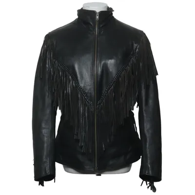 Veste en cuir (Noir) de 4Bikers Cuir, Polyester