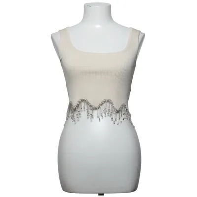 Crop top (Beige) van GiorGia Polyamide, Viscose