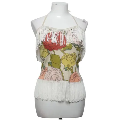 Tank Top (Beige, Multicolored) from Arrogant Cat Acrylic, Viscose
