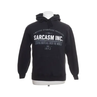 Huvtröja (Svart) från Fruit of the Loom Bomull, Polyester