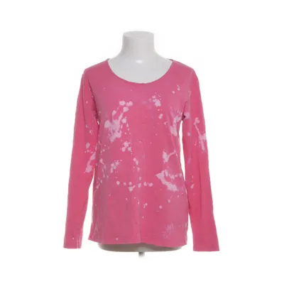 Langærmet t-shirt (Pink) fra Basic U Bomuld, Elastan