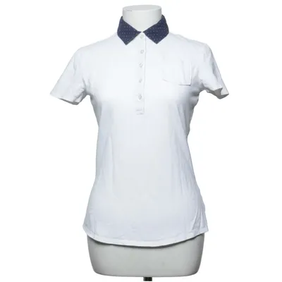 Pikétröja (Vit, Blå) från Tommy Hilfiger