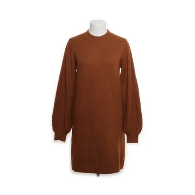 Jurk (Bruin) van Costes Basic Acryl, Elastaan, Polyester