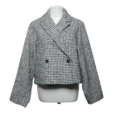 Blazer (Black, White) from One and Other Acrylic, Polyester, Viscose, Wool