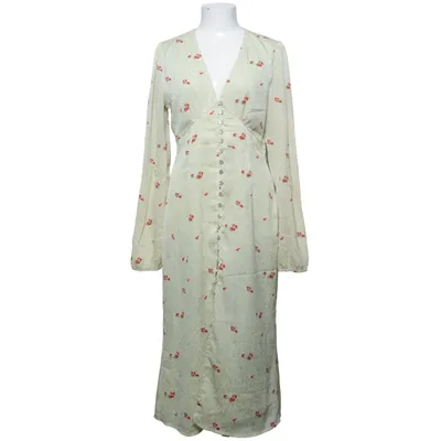 Kjole (Beige, Rød) fra Adoore Elastan, Polyester