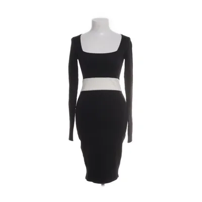 Dress (Black, White) from Patty Boutik Viscose, Nylon