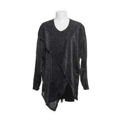 Blouse portefeuille (Noir, Argent) de Jean Marc Philippe Acétate, Polyamide