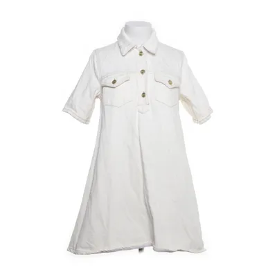 Denim dress (White) from Ganni Organic cotton