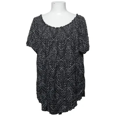 Haut (Noir, Blanc) de Plus Viscose