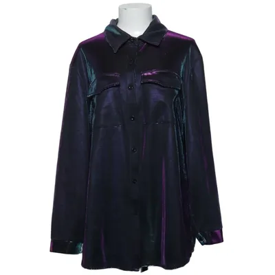 Skjorta (Lila, Blå) från Shein Curve Polyester