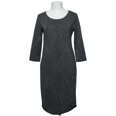 Dress (Gray, Black) from Cha Cha Elastane, Metallic fiber, Polyester