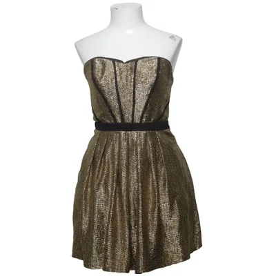 Cocktailkjole (Guld, Sort) fra Ecote Polyamid, Polyester