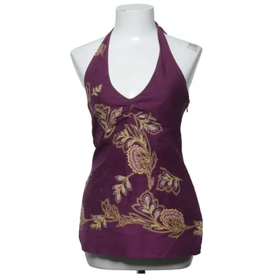 Halterneck top (Lilla, Gul) fra ESPRIT Collection Bomuld