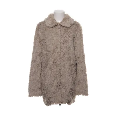 Vinterjakke (Beige) fra VILA Clothes Akryl, Polyester