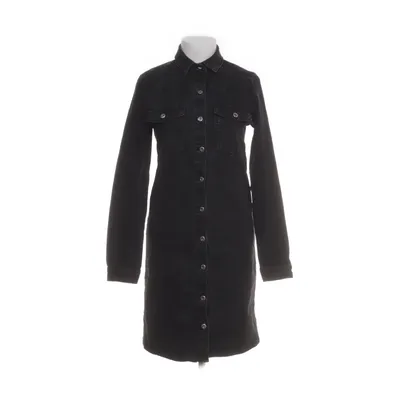 Denim dress (Black) from Pieces Cotton, Polyester, Elastane