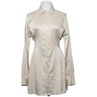 Shirt dress (Beige) from 437 Elastane, Silk