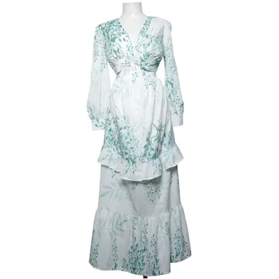 Robe longue (Blanc, Vert) de New Imperial