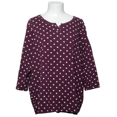 Lange mouwen shirt (Lila, Wit) van Cecil Katoen, Modal