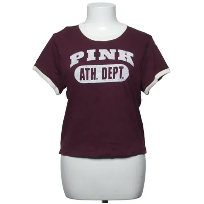 T-shirt (Lila, Vit) från Pink Victoria's Secret Bomull