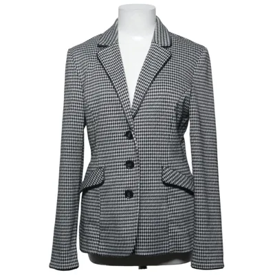 Blazer (Black, White) from Oui Elastane, Polyester, Viscose