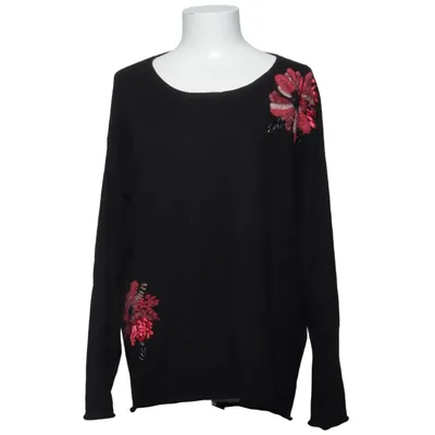 Sweater (Black, Red) from Le Comte Polyamide, Viscose