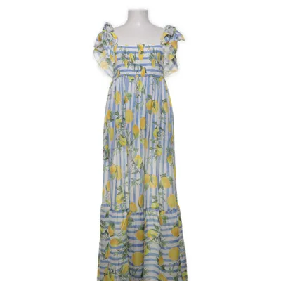 Långklänning (Blå, Gul, Vit, Flerfärgad) från Next Bomull