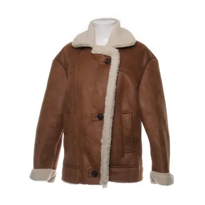Shearlingjacka (Brun, Beige) från Bershka Polyester