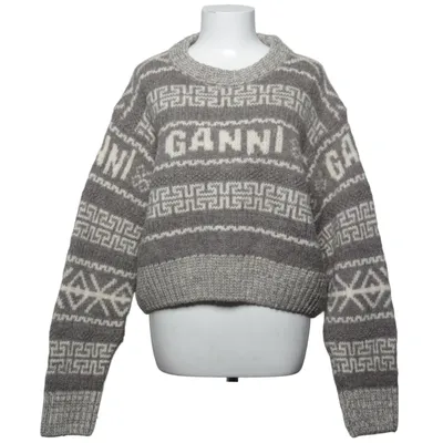Trui (Grijs, Wit) van Ganni Wol