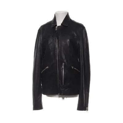 Læderjakke (Sort) fra Allsaints Bomuld, Læder, Polyester, Viscose