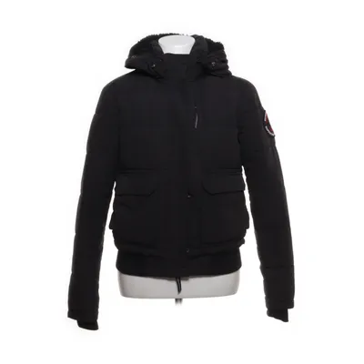 Winterjas (Zwart) van Superdry Polyester, Nylon, Imitatiebont, Acryl, Elastaan