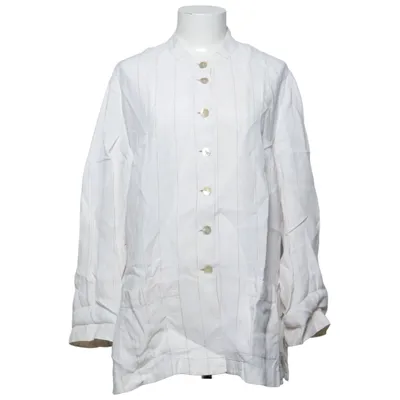 Blouse (Beige) from Jaeger Linen