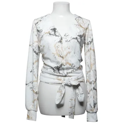 Cardigan cache-cœur (Blanc, Multicolore) de Just Unique