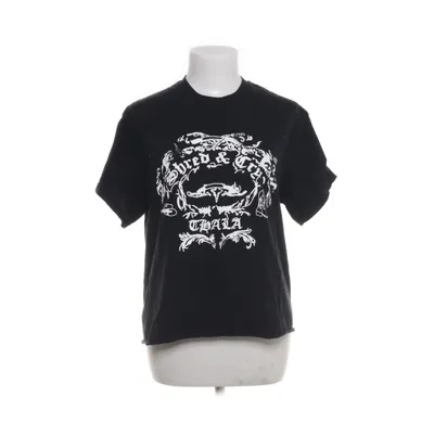 T-shirt (Zwart, Wit) van Gildan Katoen