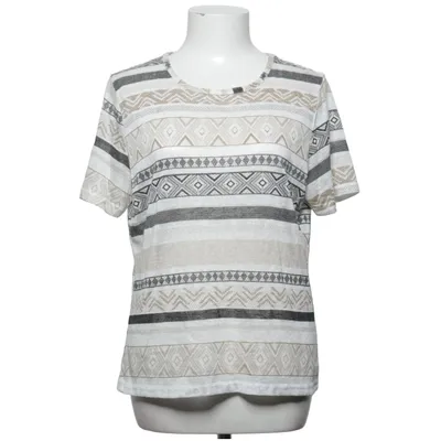 T-shirt (White, Black, Brown) from MXO Polyester, Viscose