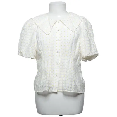 Korte mouwen shirt (Wit, Geel) van YAS Polyamide, Viscose