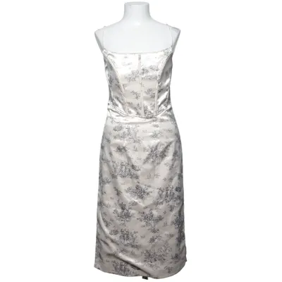 Aftonklänning (Beige, Svart, Flerfärgad) från Rare London Bomull, Elastan, Polyester