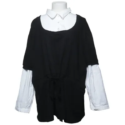 Shirt (Black, White) from Mia Linea Cotton