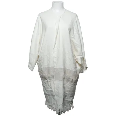 Cardigan (White, Gray) from Yaya Women Acrylic, Cotton, Polyamide