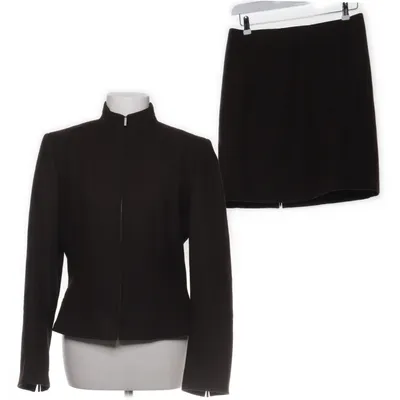 Dräkt (Brun) från Tahari Polyester, Viskos, Ull