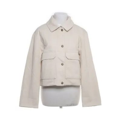 Denim jacket (White) from Sézane Denim Cotton