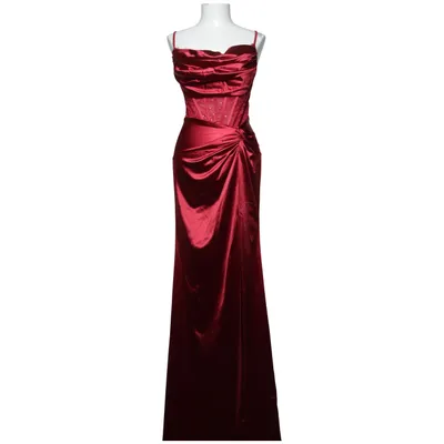 Evening gown (Red) from ADYCE Elastane, Polyester