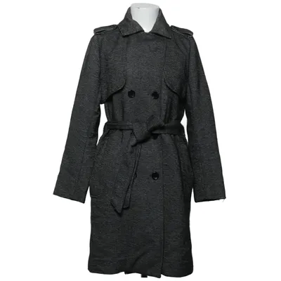 Coat (Gray) from BZR by Bruuns Bazaar Acrylic, Cotton, Polyamide