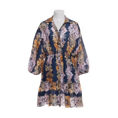 Skjortklänning (Blå, Flerfärgad) från Sandro Bomull, Silke