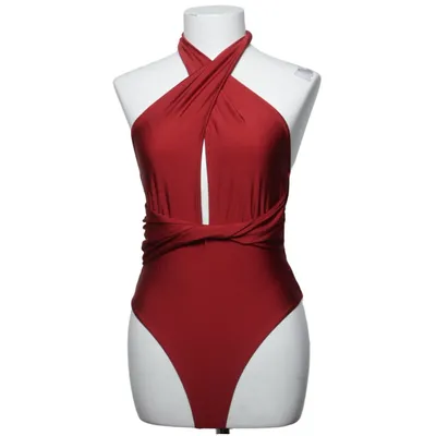 Swimsuit (Red) from Hannalicious x NA-KD Elastane, Polyamide, Polyester