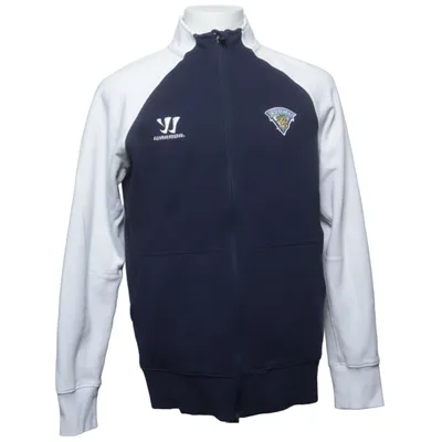Veste de sport (Bleu, Blanc) de Warrior Coton, Élasthane, Polyester