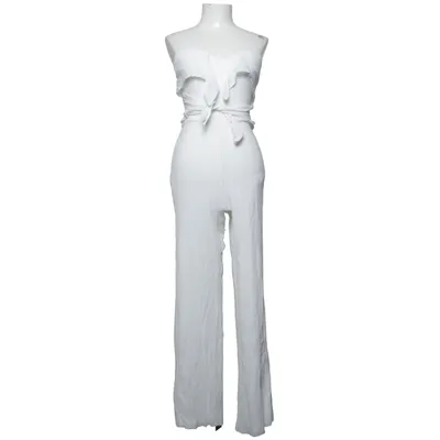 Jumpsuit (White) from Bershka Night Out Polyester