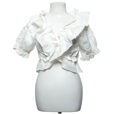 Top (Wit) van Gina Tricot Katoen, Elastaan